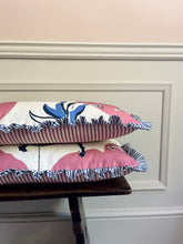 Load image into Gallery viewer, Pink Horse + Blue Candy Stripe Frill PLACEMENT 2