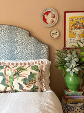 Load image into Gallery viewer, Green Botanical + Pale Pink Frill