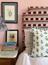 Load image into Gallery viewer, Blue Wild Tulips + Pale Blue Frill