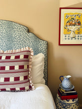 Load image into Gallery viewer, Red Square Stripe + Your Choice of Frill / Piping and Back