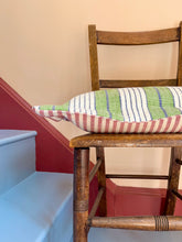 Load image into Gallery viewer, Green and Blue Stripe + Oxford Border