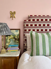 Load image into Gallery viewer, Green and Blue Stripe + Oxford Border