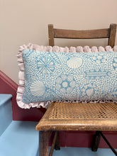 Load image into Gallery viewer, Blue Shell + Pale Pink Frill