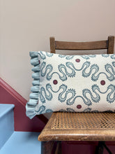 Load image into Gallery viewer, Blue and Maroon Squiggle