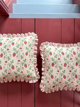 Load image into Gallery viewer, Red Strawberries + Pale Pink Frill