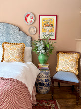 Load image into Gallery viewer, Ochre and Red Petal + Ochre Frill