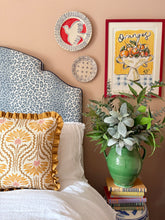 Load image into Gallery viewer, Ochre and Red Petal + Ochre Frill