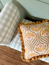 Load image into Gallery viewer, Ochre and Red Petal + Ochre Frill