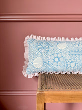 Load image into Gallery viewer, Blue Shell + Pale Pink Frill