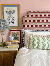 Load image into Gallery viewer, Scrolling Fern Green + Pale Pink Frill