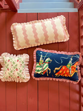 Load image into Gallery viewer, Navy Knights + Your Choice of Frill / Piping and Back Fabric