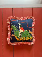 Load image into Gallery viewer, Navy Knights + Your Choice of Frill / Piping and Back Fabric