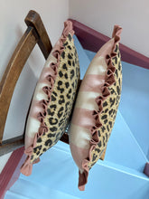 Load image into Gallery viewer, Textured Leopard + Your Choice of Frill / Back Fabric