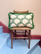 Load image into Gallery viewer, Green Seaweed Lace + Your Choice of Frill / Piping and Back Fabric