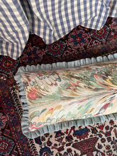 Load image into Gallery viewer, Multi Marble + Pale Blue Frill