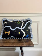 Load image into Gallery viewer, Dark Cosmic Creatures + Blue Stripe Frill