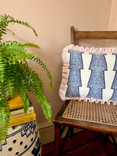 Load image into Gallery viewer, Funky Blue Stripe + Your Choice of Frill / Piping and Back