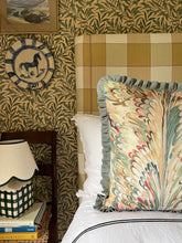 Load image into Gallery viewer, Multi Marble + Pale Blue Frill