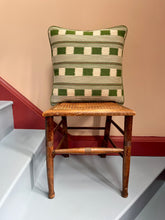 Load image into Gallery viewer, Green Square Stripe + Your Choice of Frill / Piping and Back