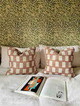 Load image into Gallery viewer, Rust Zigzag + Your Choice of Frill / Piping and Back Fabric