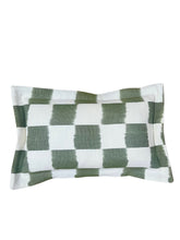 Load image into Gallery viewer, Green Checkerboard + Oxford Border