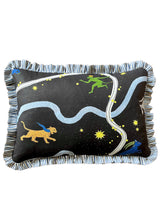 Load image into Gallery viewer, Dark Cosmic Creatures + Blue Stripe Frill
