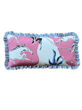 Load image into Gallery viewer, Pink Horse + Blue Candy Stripe Frill PLACEMENT 2