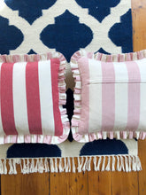 Load image into Gallery viewer, Red Wide Stripe + Pink Wide Stripe Frill