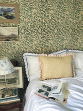 Load image into Gallery viewer, Yellow Geometric Diamond + Pink Stripe Frill