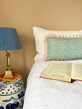 Load image into Gallery viewer, Aqua Coral + Pink Stripe Frill