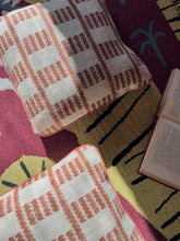 Load image into Gallery viewer, Orange Zigzag + Plain Orange Piping