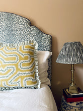 Load image into Gallery viewer, Yellow Maze + Aqua Stripe Frill