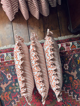 Load image into Gallery viewer, Orange Seaweed + Orange Stripe Frill