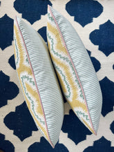 Load image into Gallery viewer, Yellow Maze + Dusky Pink Piping