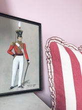 Load image into Gallery viewer, Red Wide Stripe + Red Medium Stripe Frill