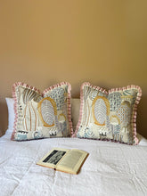 Load image into Gallery viewer, Patterned Pots + Pink Wide Stripe Frill