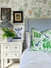 Load image into Gallery viewer, Tiger and Elephant + Blue Stripe Frill