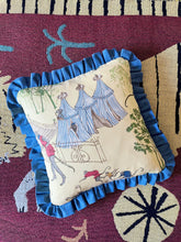 Load image into Gallery viewer, Monkey Business + Plain Blue Frill