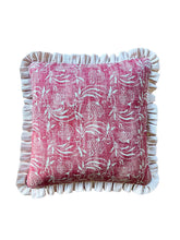 Load image into Gallery viewer, Red Pomegranate + Pink Stripe Frill