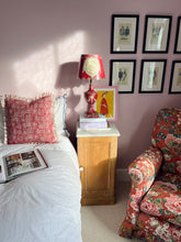 Load image into Gallery viewer, Red Pomegranate + Pink Stripe Frill