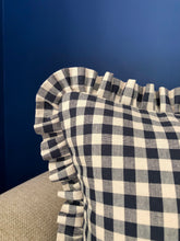 Load image into Gallery viewer, Navy Gingham + Navy Gingham Frill