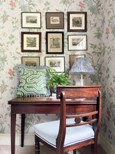 Load image into Gallery viewer, Green and Blue Maze + Blue Stripe Frill