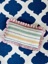 Load image into Gallery viewer, Multi Arrow Stripe + Your Choice of Frill / Piping and Back Fabric