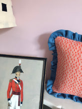 Load image into Gallery viewer, Red Trees + Cornflower Blue Frill