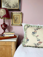 Load image into Gallery viewer, Floral Wave + Green Stripe Frill