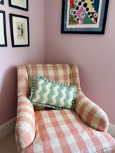 Load image into Gallery viewer, Green Scrolling Fern + Green Coral Frill