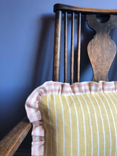 Load image into Gallery viewer, Yellow Stripe + Pink Stripe Frill