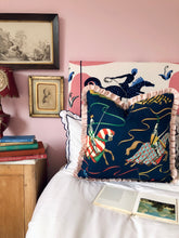 Load image into Gallery viewer, Jousting Horses + Pink Stripe Frill