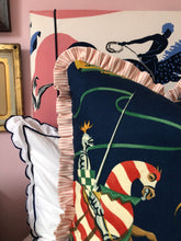 Load image into Gallery viewer, Jousting Horses + Pink Stripe Frill