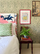 Load image into Gallery viewer, Green Squiggle + Pink Stripe Frill